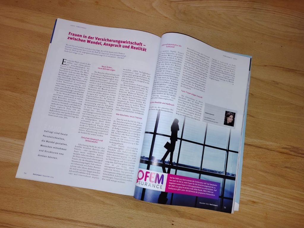 Frauen in der Versicherungswirtschaft - zwischen Wandel, Anspruch und Realität